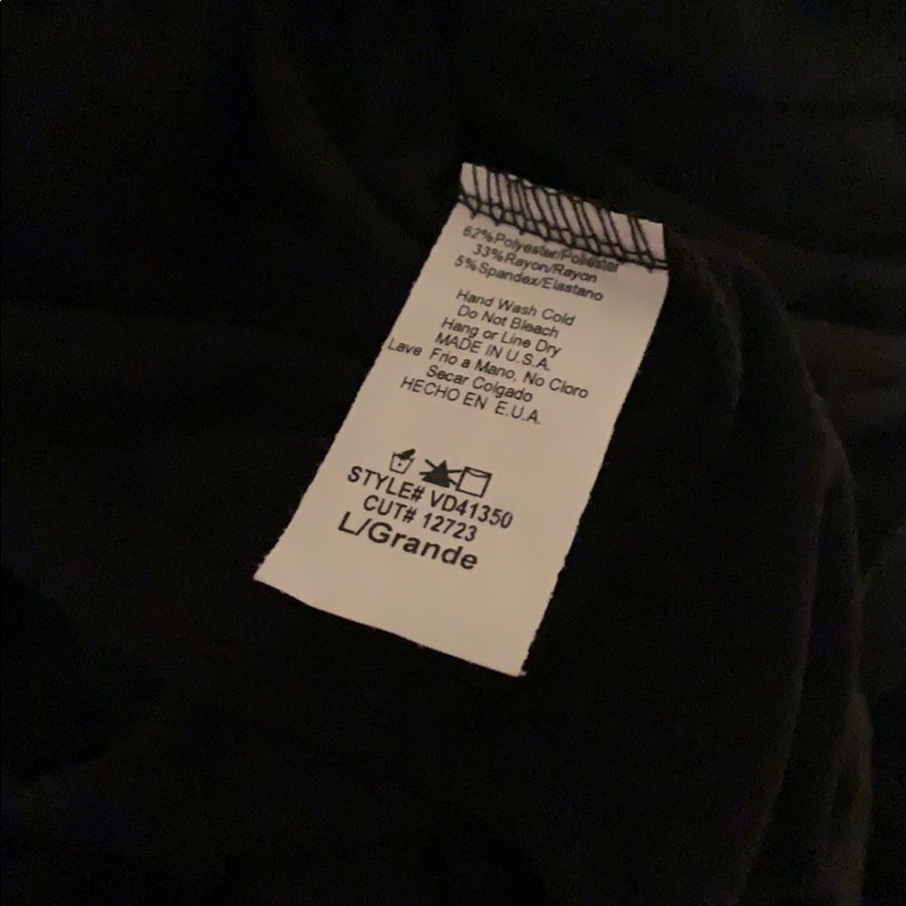 Vanilla Bay | Black Tiered Knit Mini Dress - Picture 5 of 5